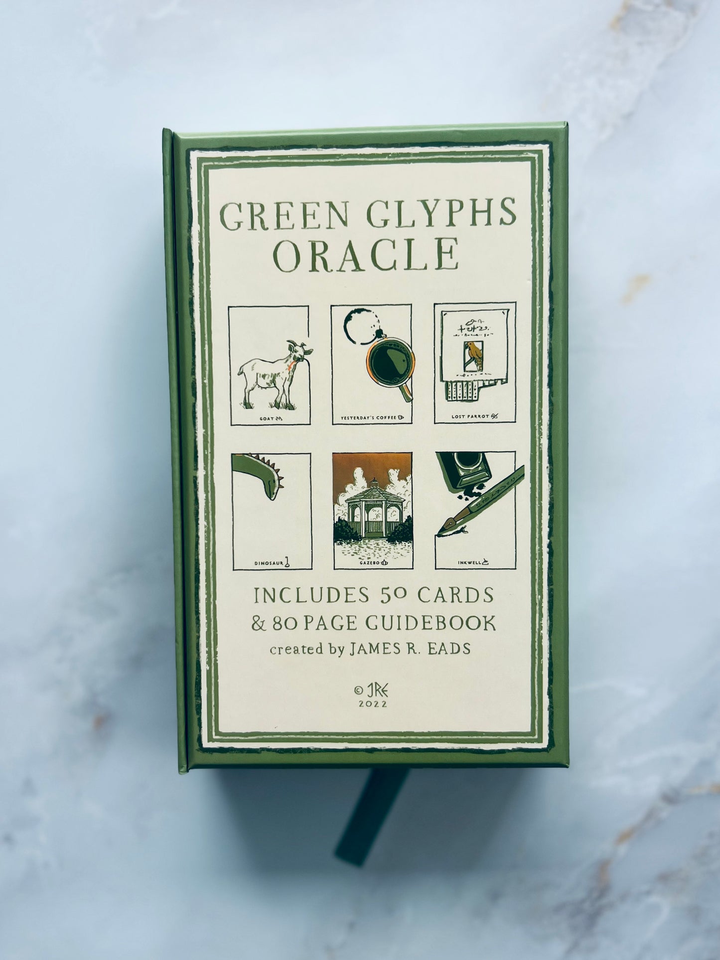 Green Glyphs Oracle Deck Indie Decks