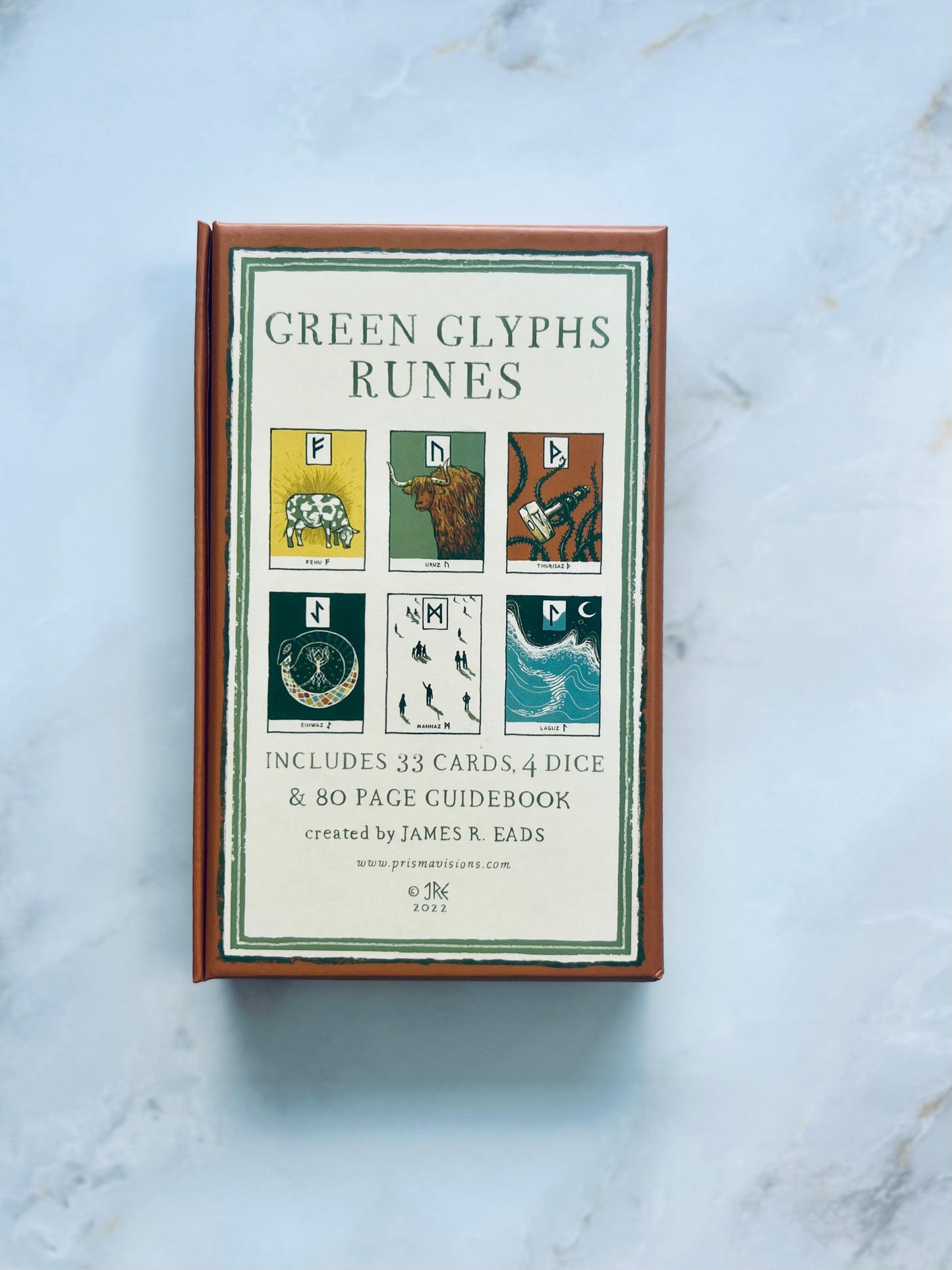 Green Glyphs Runes Deck Indie Decks