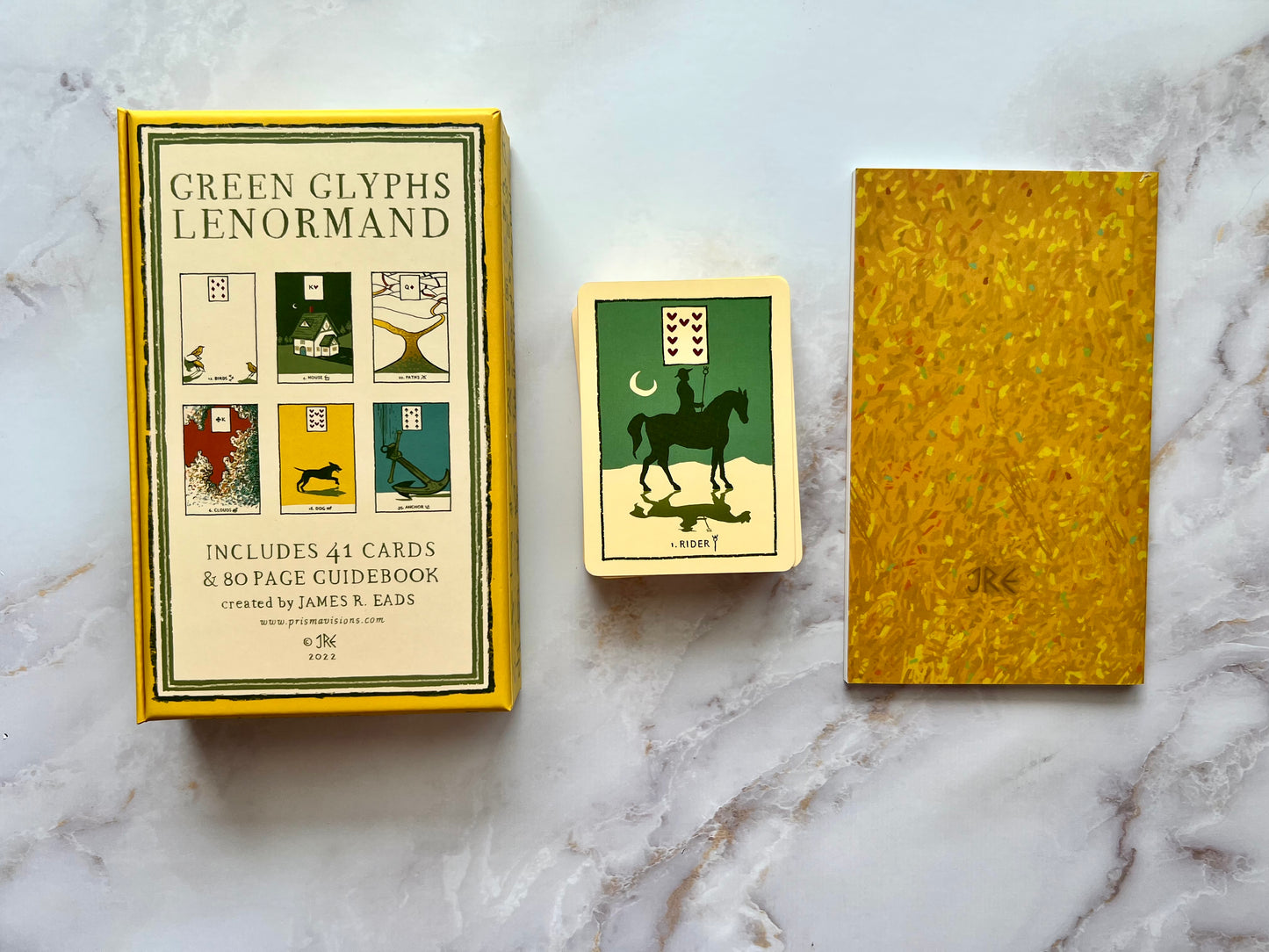 Green Glyph Lenormand Deck Prisma Vision Oracle Decks Lenormand Deck Indie Decks Indie Deck Indie Oracle Decks