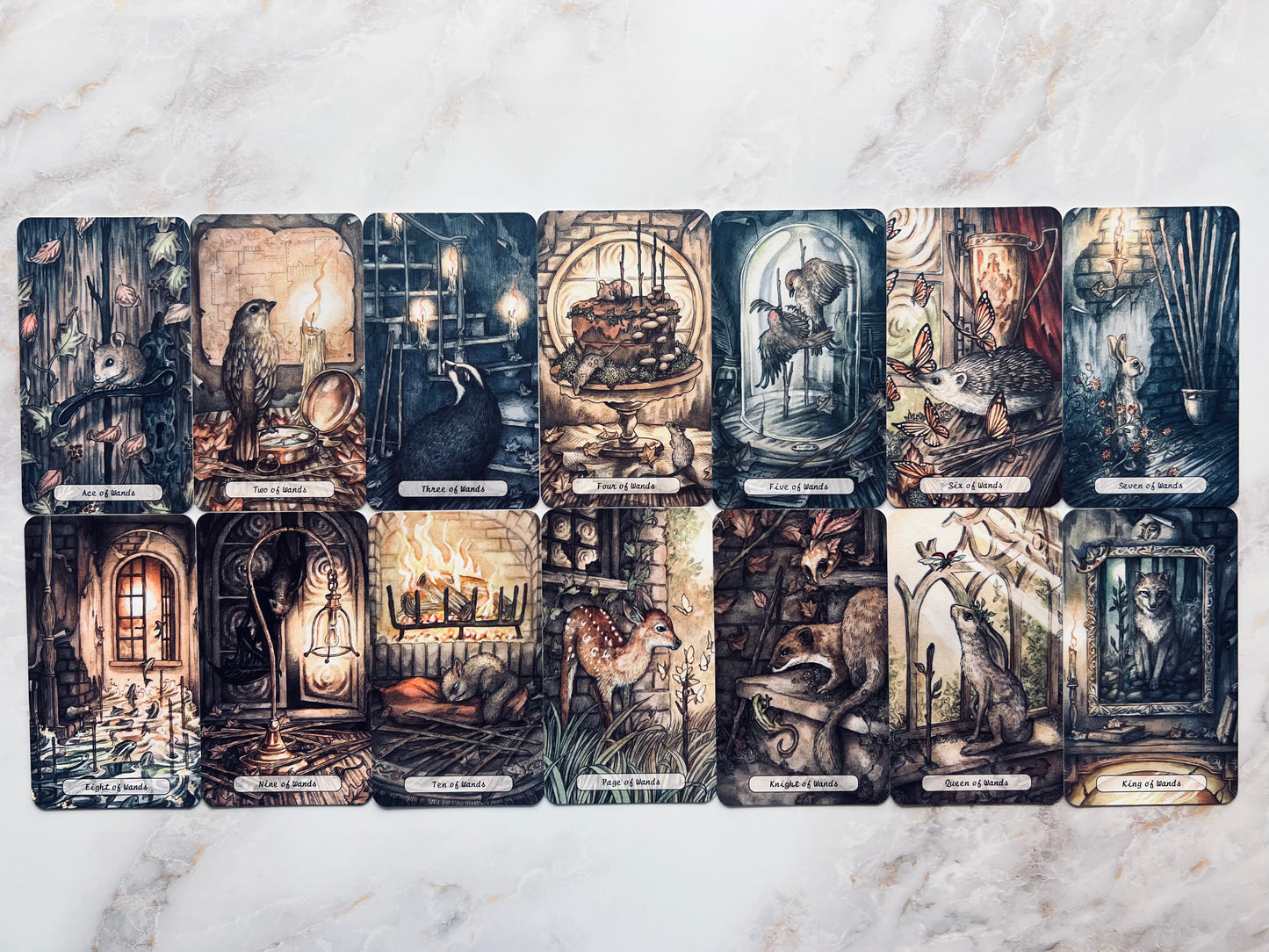 Heartwood Tarot Deck Three Trees Tarot Deck Indie Tarot Deck Indie Tarot Decks Indie Decks Indie Deck Heart Wood Tarot Deck