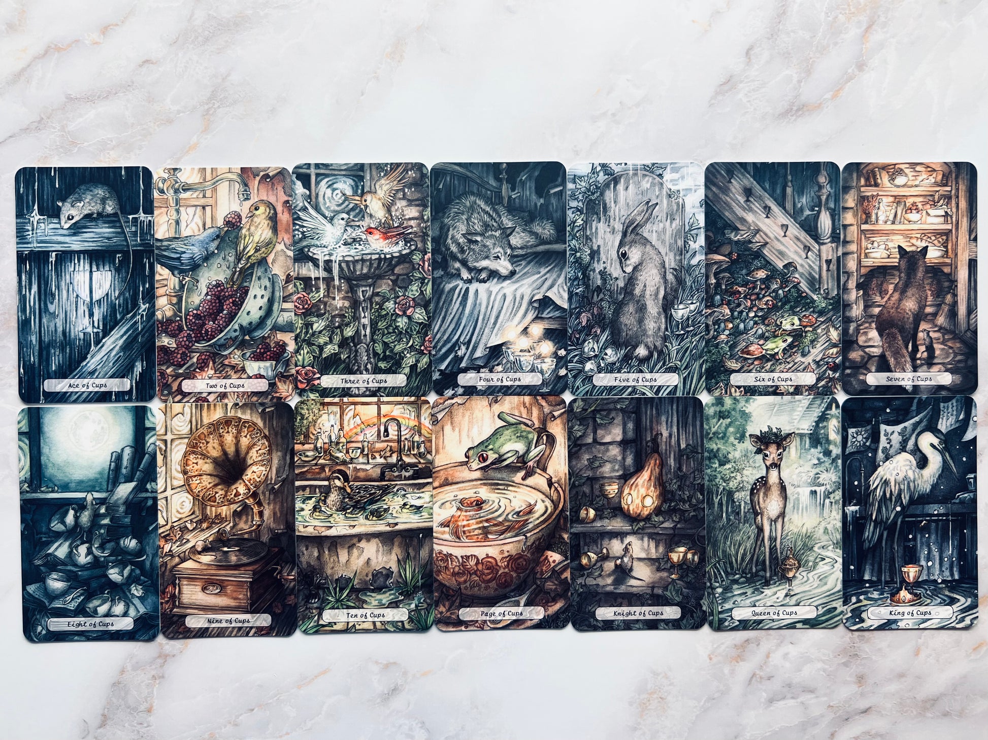 Heartwood Tarot Deck Three Trees Tarot Deck Indie Tarot Deck Indie Tarot Decks Indie Decks Indie Deck Heart Wood Tarot Deck