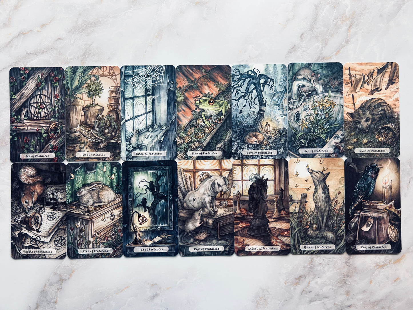 Heartwood Tarot Deck Three Trees Tarot Deck Indie Tarot Deck Indie Tarot Decks Indie Decks Indie Deck Heart Wood Tarot Deck