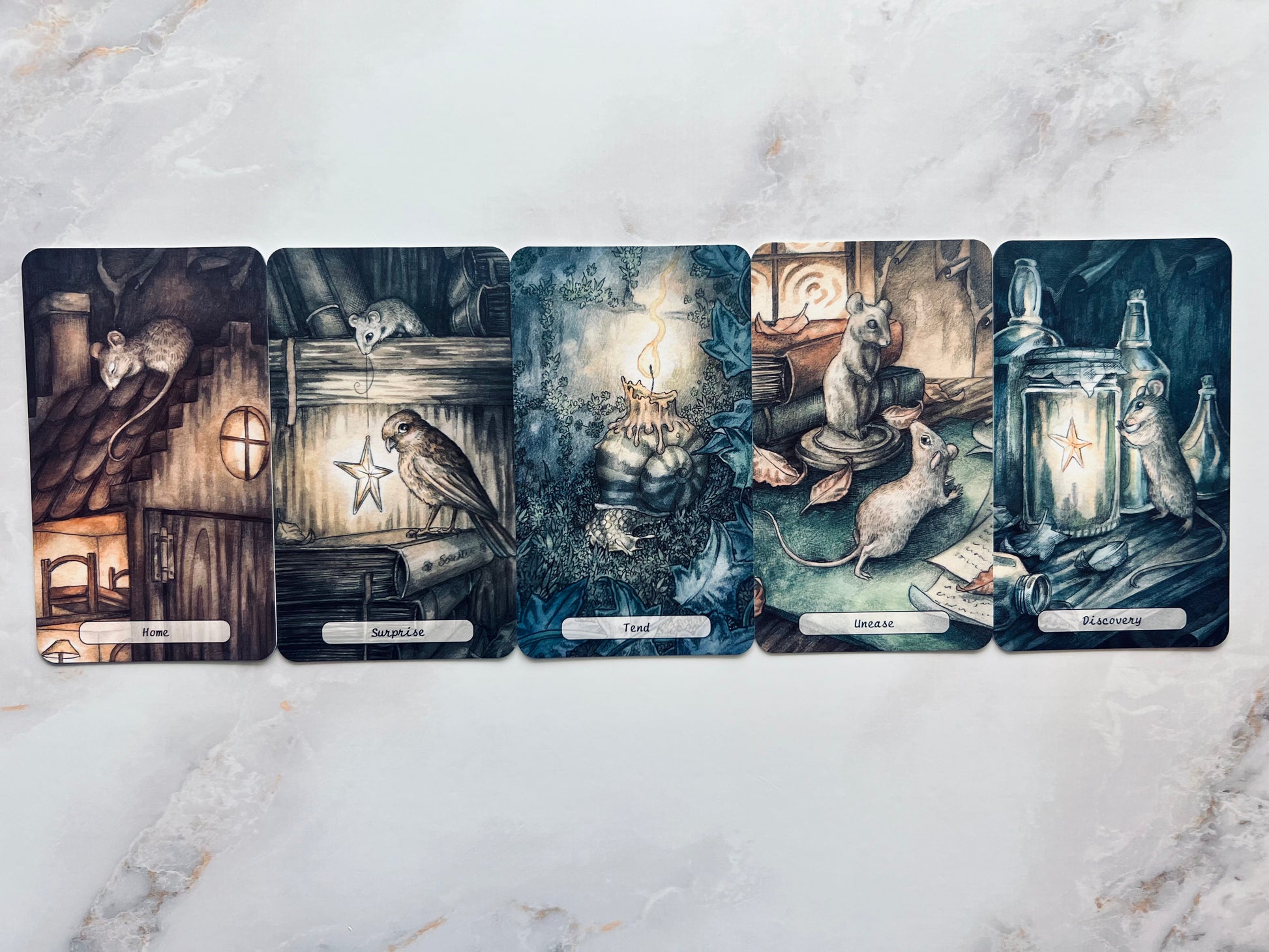 Heartwood Tarot Deck Three Trees Tarot Deck Indie Tarot Deck Indie Tarot Decks Indie Decks Indie Deck Heart Wood Tarot Deck
