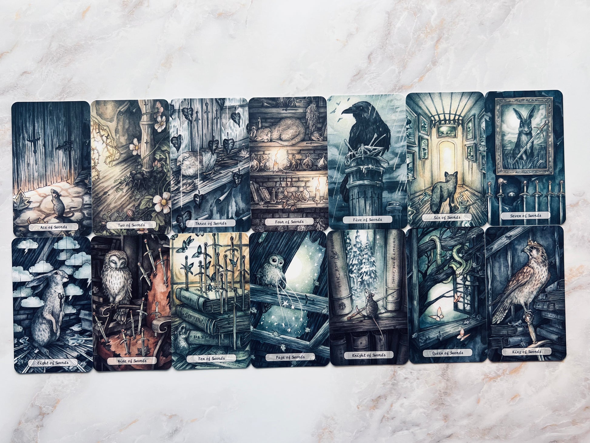 Heartwood Tarot Deck Three Trees Tarot Deck Indie Tarot Deck Indie Tarot Decks Indie Decks Indie Deck Heart Wood Tarot Deck