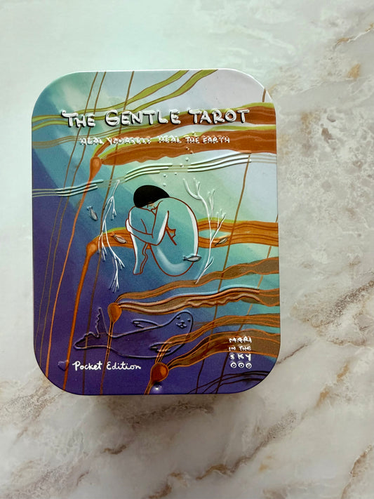 Preloved Gentle Tarot Pocket Tin Tarot Deck