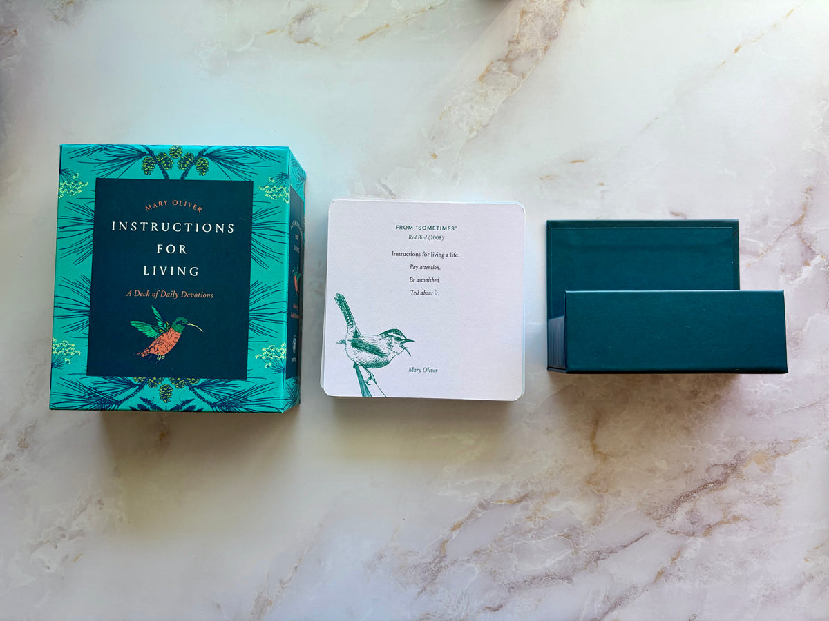 Instructions for Living: Mary Oliver A Deck for Daily Devotions