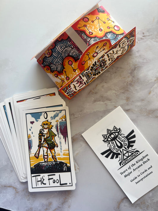 Preloved Legend of Zelda Majors Only Tarot Deck