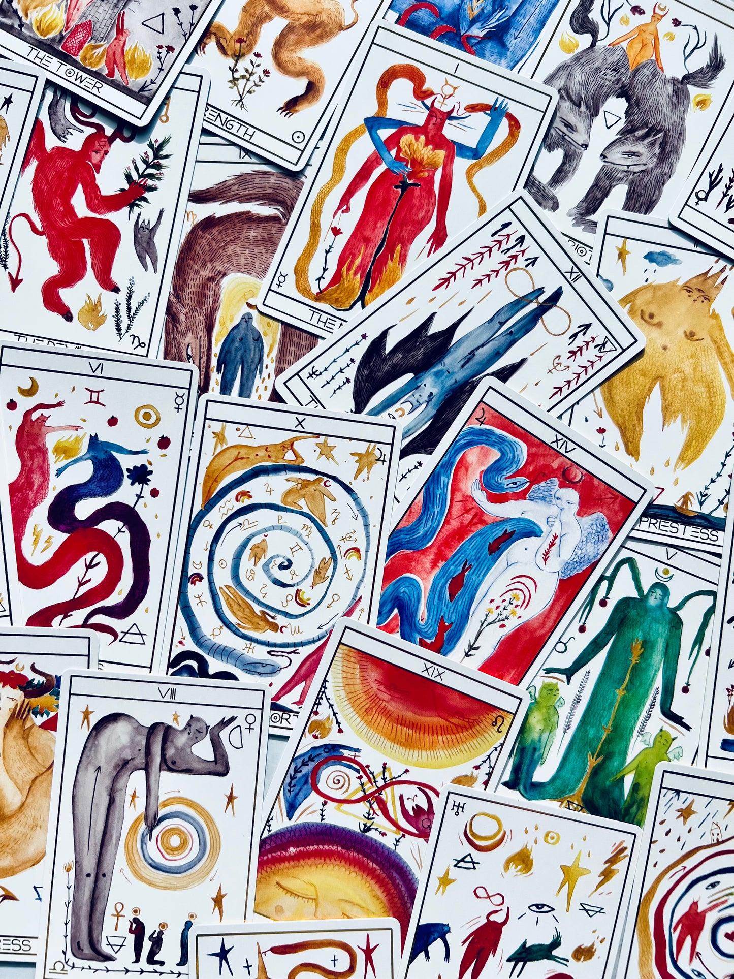 Lilifer Tarot Deck Indie Tarot Deck Indie Tarot Decks Indie Decks 