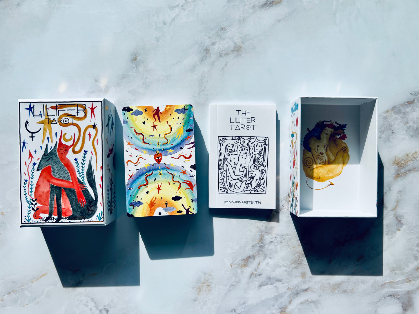 Lilifer Tarot Deck Indie Tarot Deck Indie Tarot Decks Indie Decks 