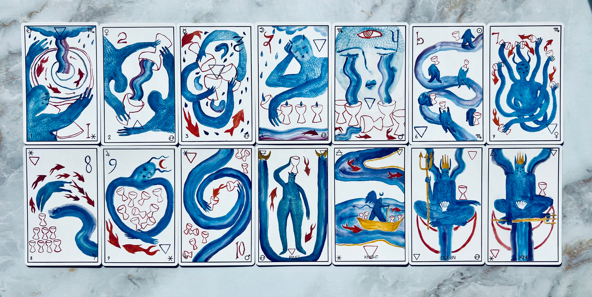 Lilifer Tarot Deck Indie Tarot Deck Indie Tarot Decks Indie Decks 