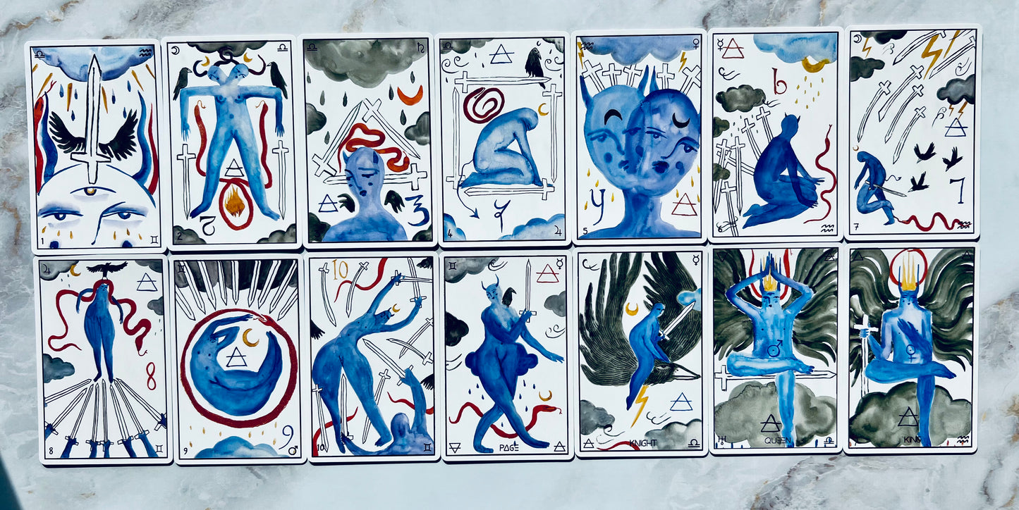 Lilifer Tarot Deck Indie Tarot Deck Indie Tarot Decks Indie Decks 