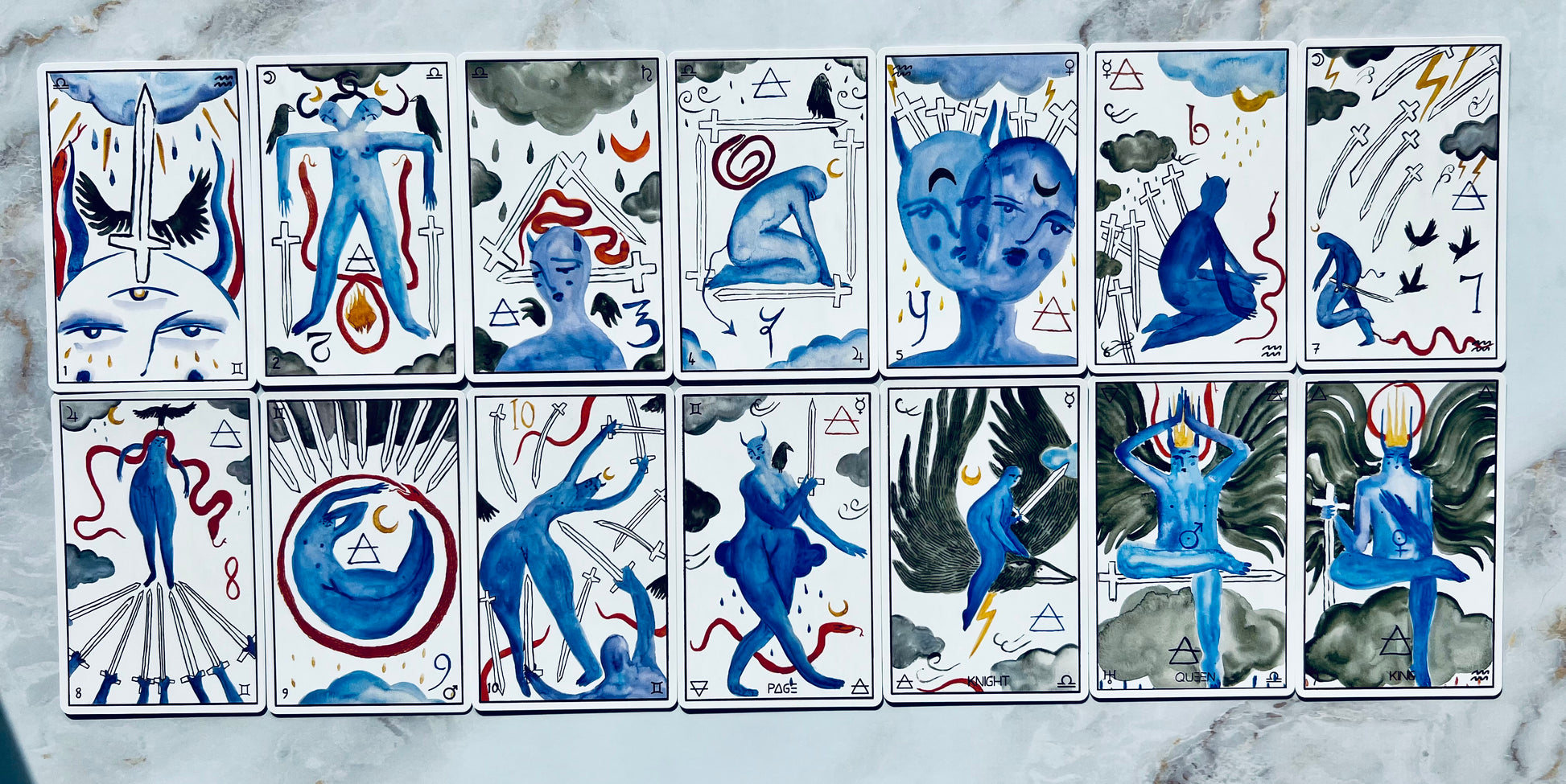 Lilifer Tarot Deck Indie Tarot Deck Indie Tarot Decks Indie Decks 