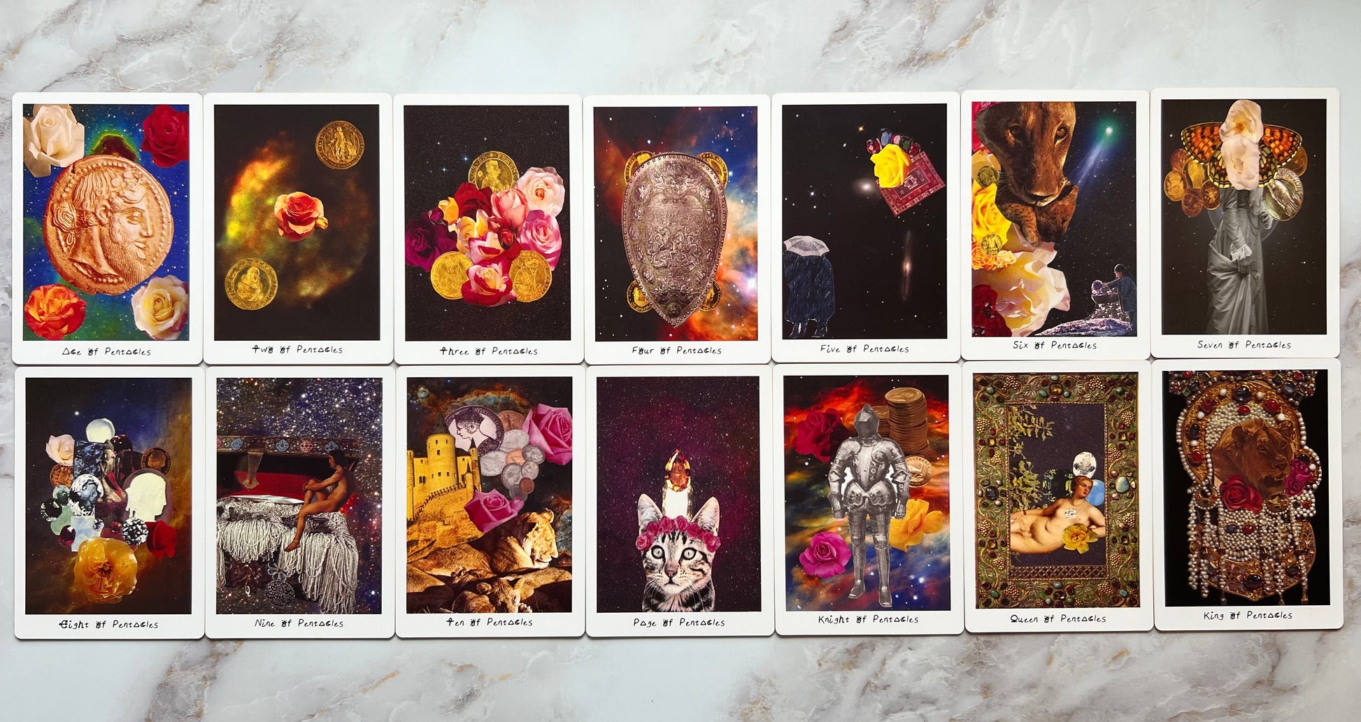 Lioness Oracle Tarot Deck Indie Tarot Deck Indie Decks Indie Deck Collage Tarot Deck Indie Tarot Decks Lioness Oracle Deck Lioness Tarot Deck