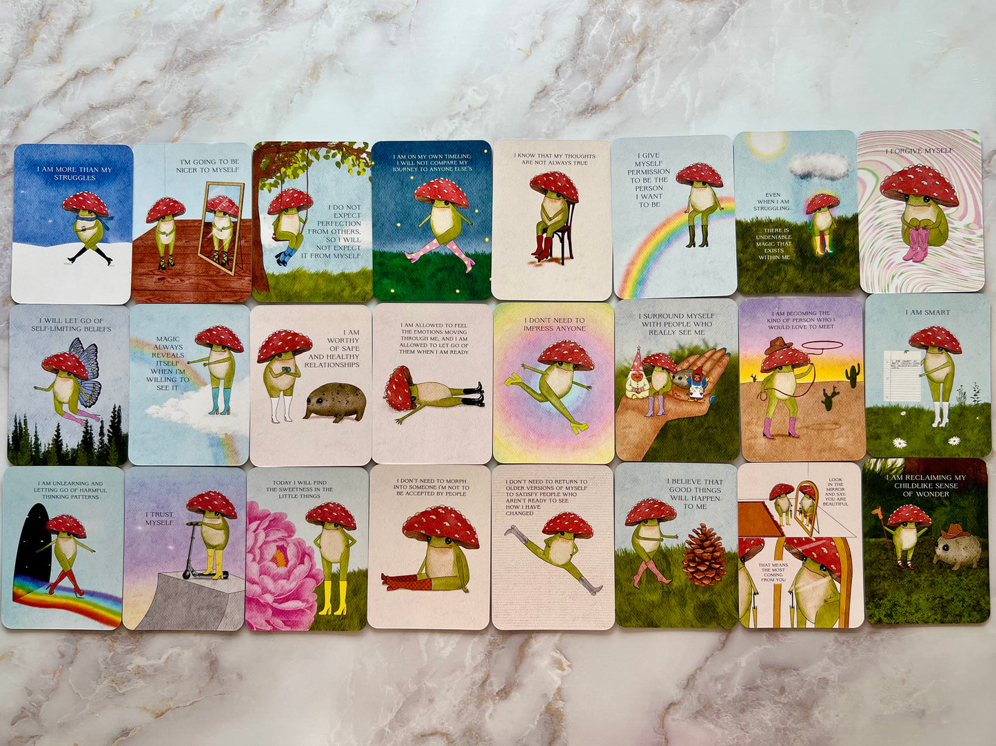 Little Frog's Guide to Self Care Affirmation Deck 