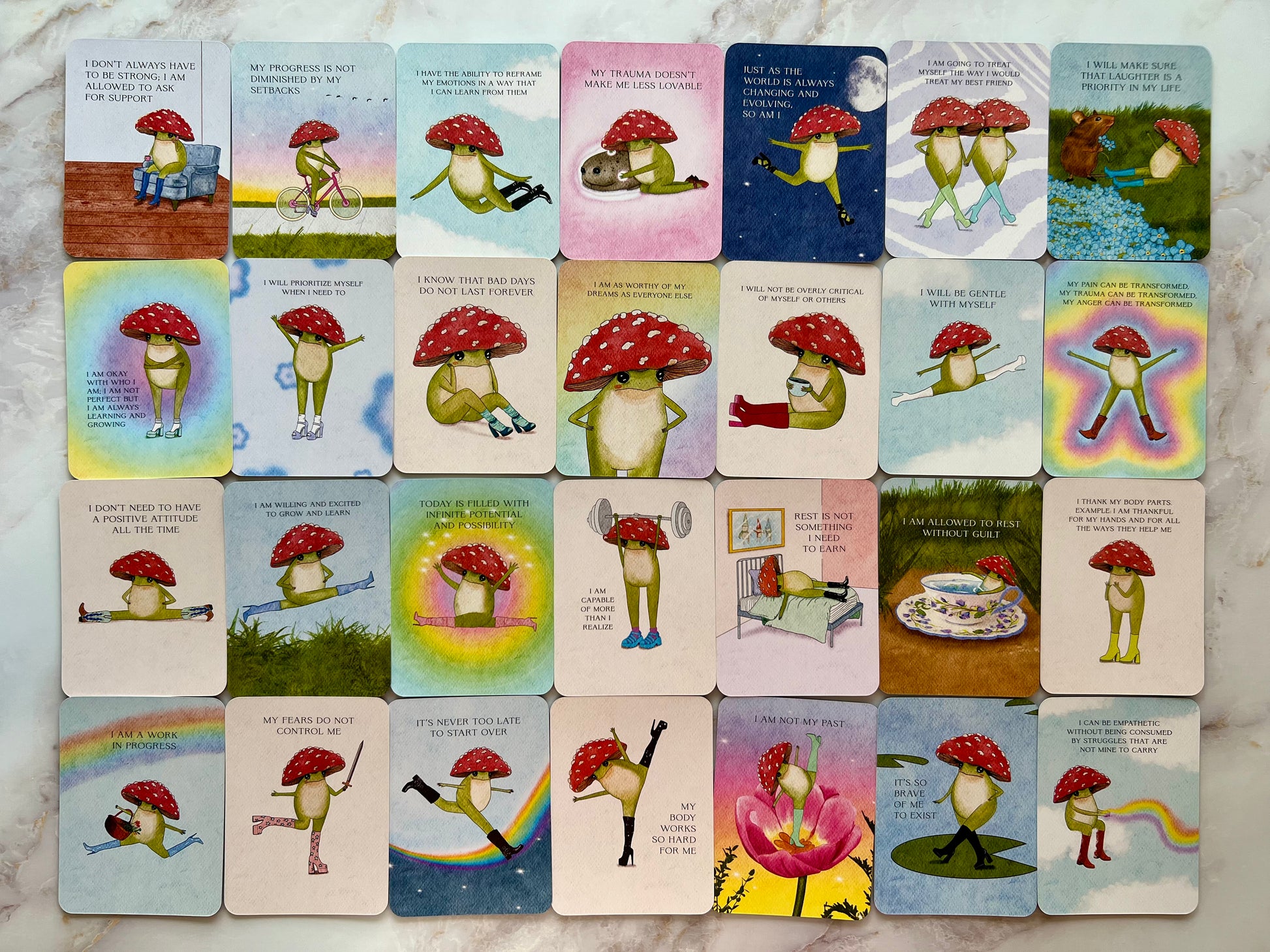 Little Frog's Guide to Self Care Affirmation Deck 
