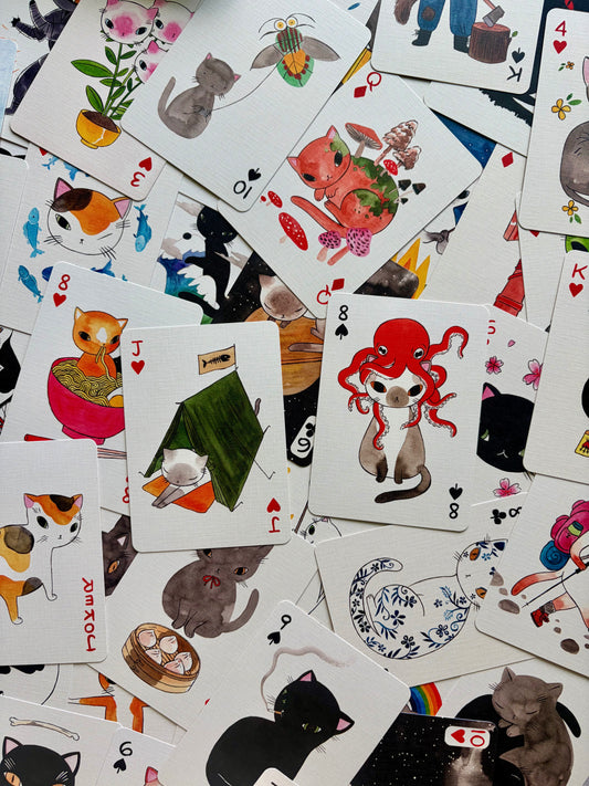 Magic Neko Deck Cat Playing Cards