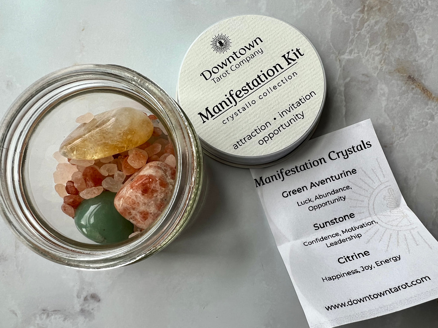 Manifestation Crystal Set Crystals for Manifesting Kit