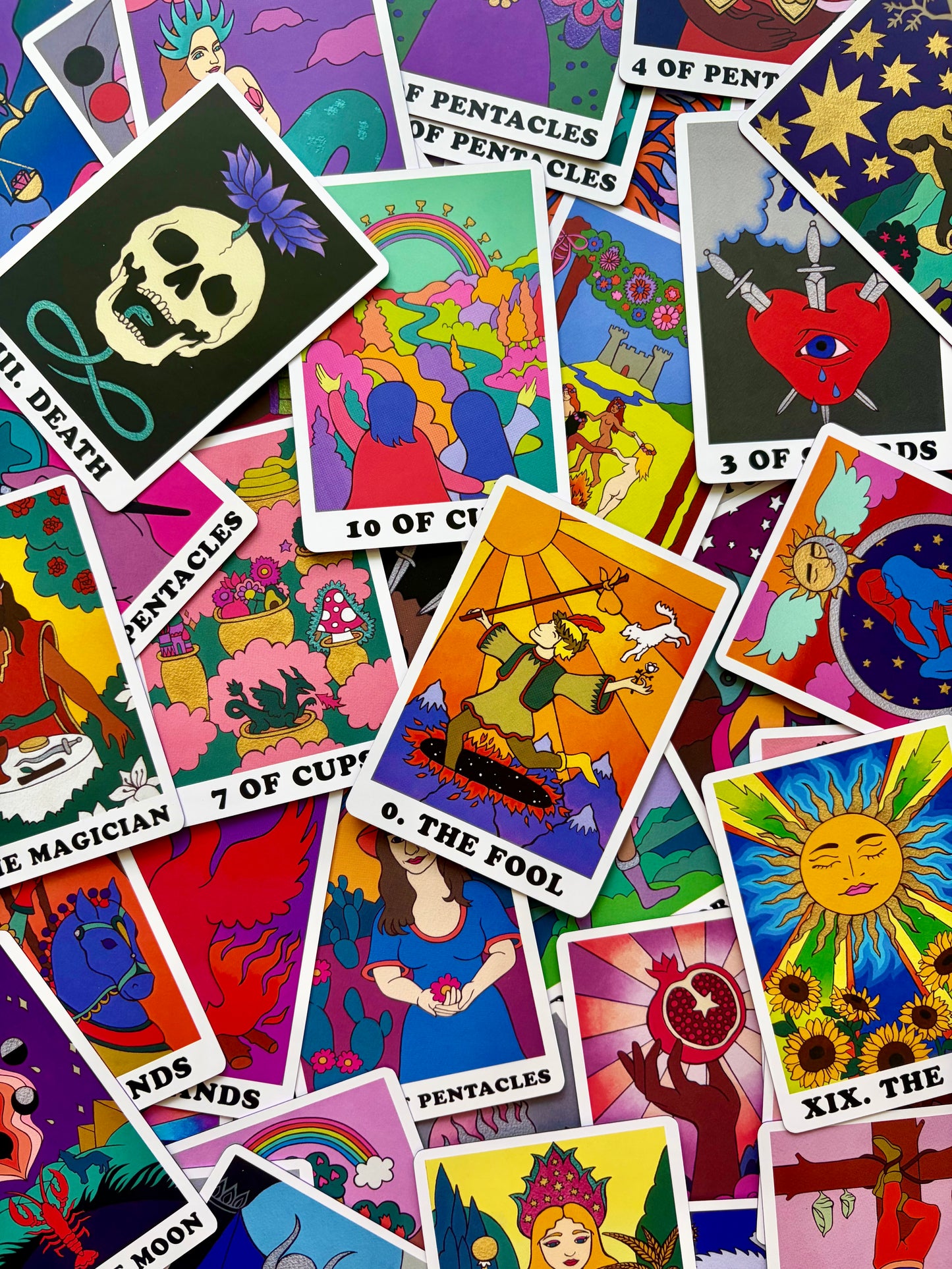 Rainbow Heart Tarot Deck Pocket Edition