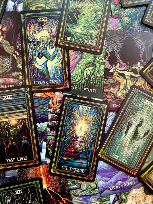 Mini Cosma Visions Oracle Deck in a Tin