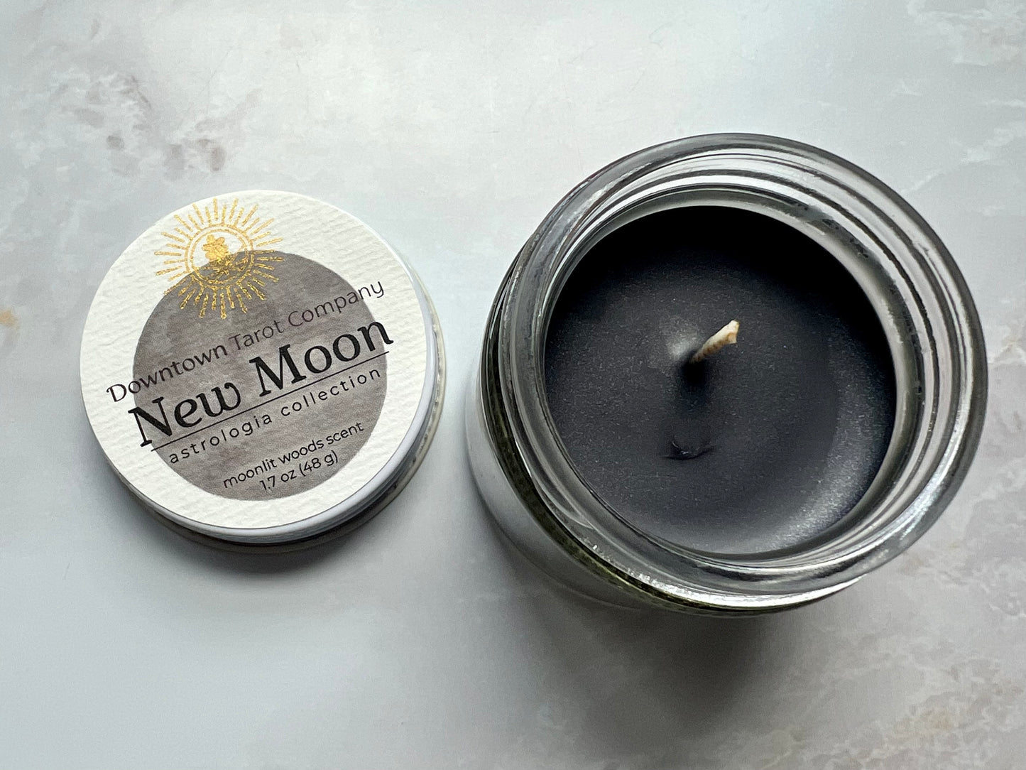 Mini New Moon Altar Candle