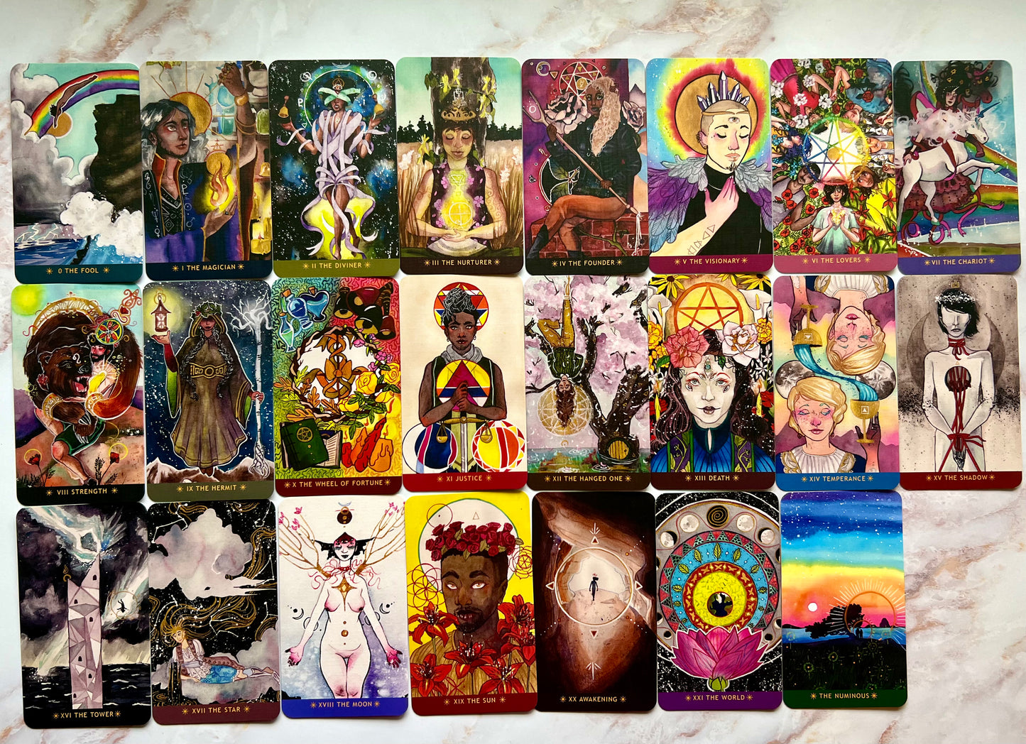 Numinous Tarot Deck Indie Tarot Deck