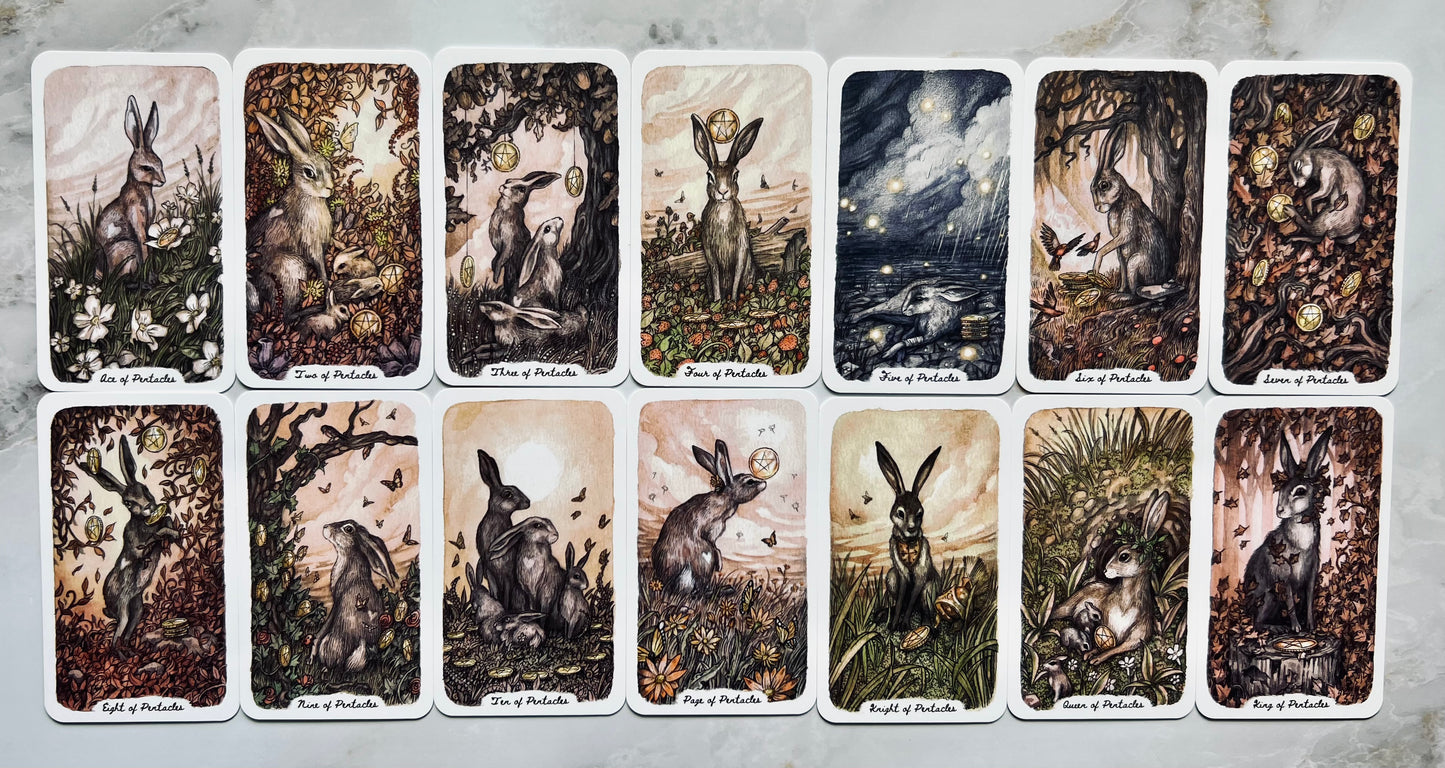 Oak Ash & Thorns Tarot Animal Tarot Deck Indie Deck