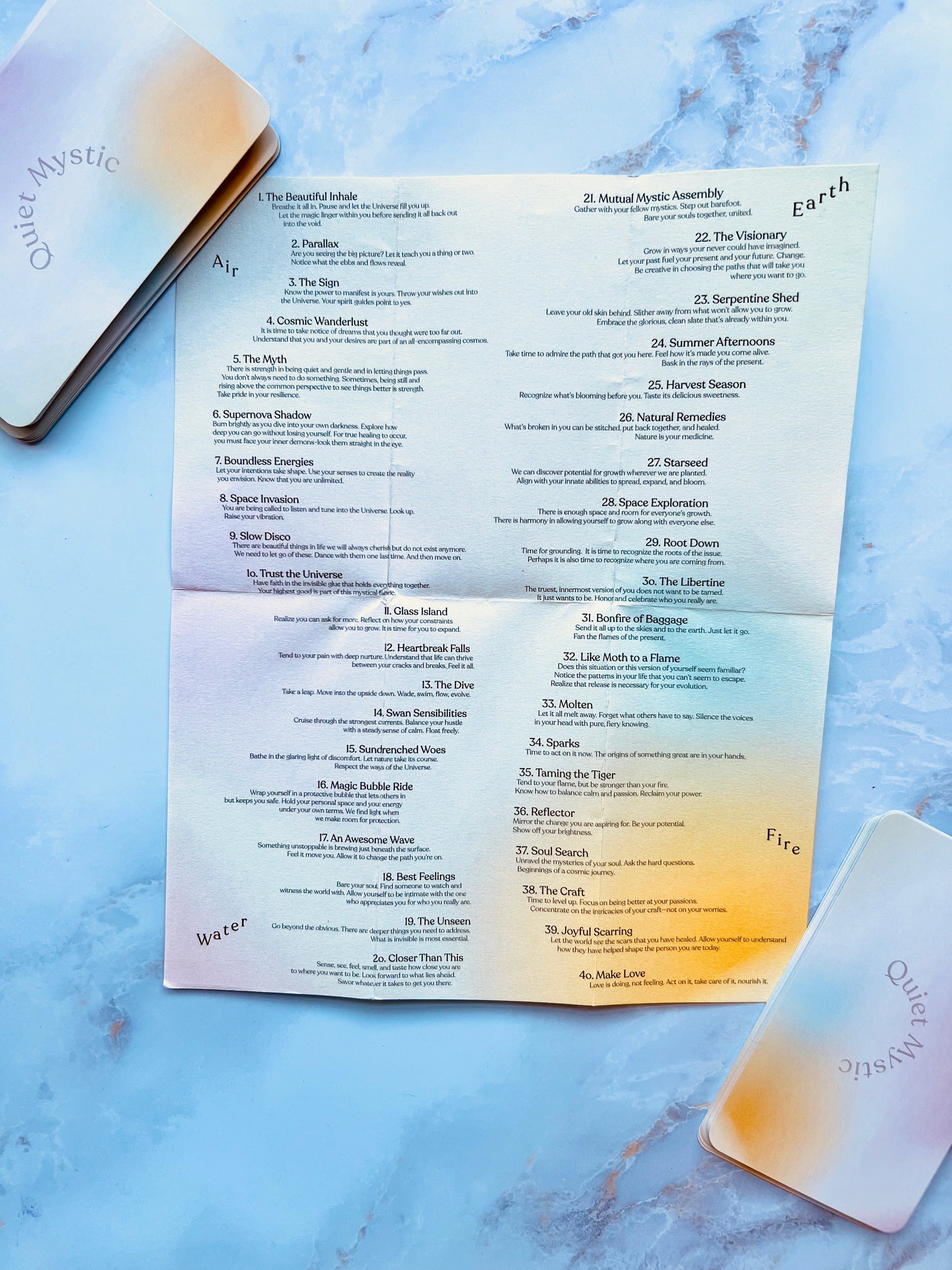 Quiet Mystic Oracle Deck – A Riffle In Time