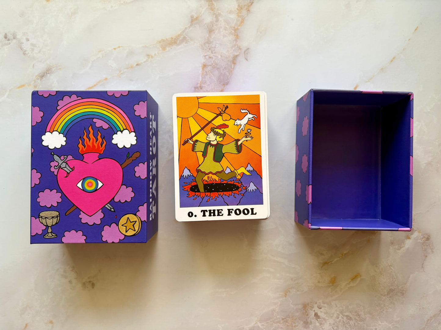 Rainbow Heart Tarot Deck Pocket Edition