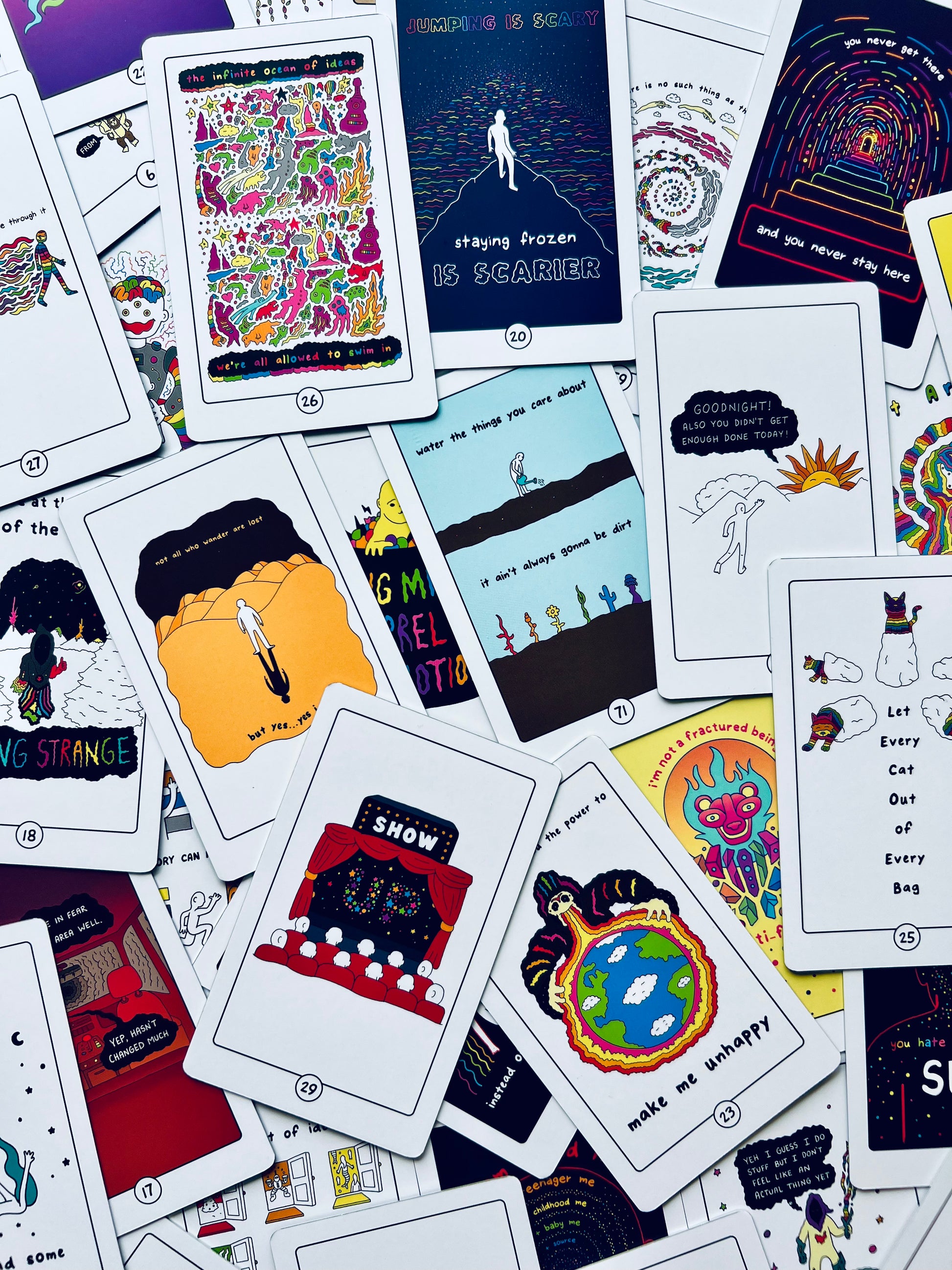 Rainbow Brainskull Oracle Deck Rainbow Brain Skull Oracle Deck Rainbow Brain Oracle Deck Mass Market Oracle Deck Mass Market Decks Affirmation Deck Rainbow Oracle Deck