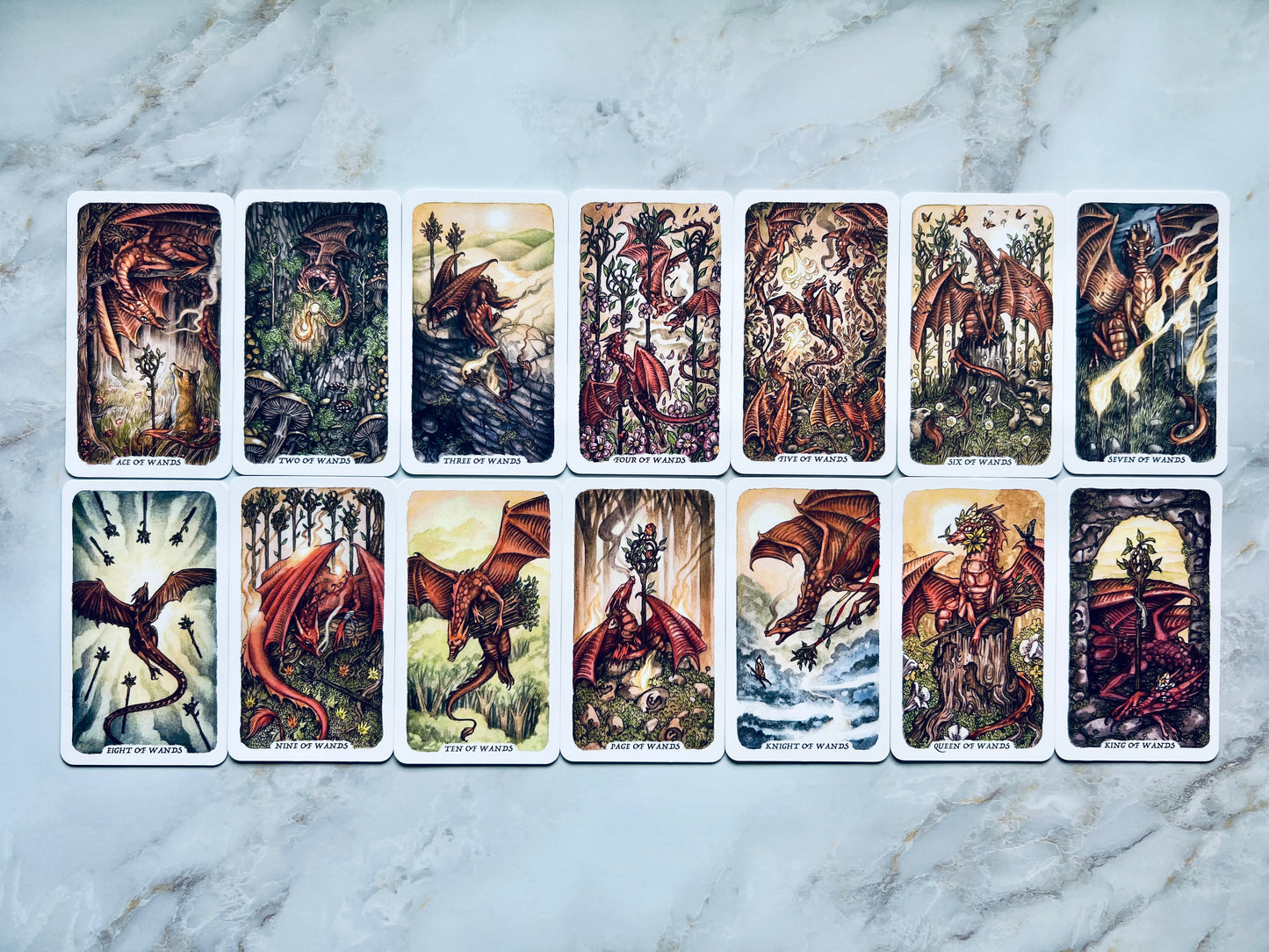 Smoke Ash & Embers Tarot Dragon Tarot Deck Indie Deck