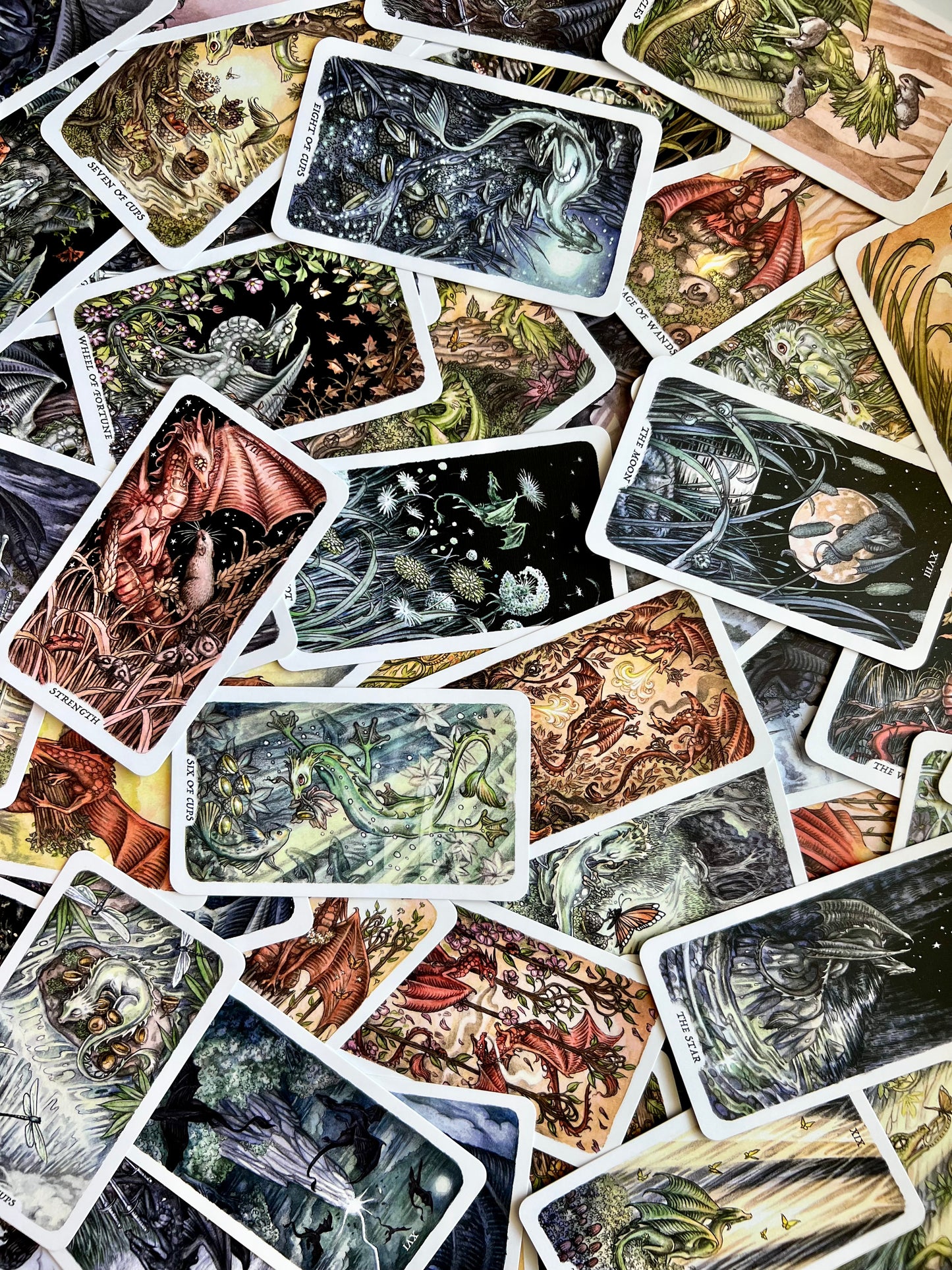 Smoke Ash & Embers Tarot Dragon Tarot Deck Indie Deck