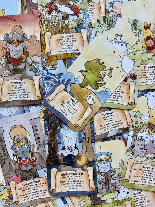 Sassy Dragons Tarot Deck NSFW Edition