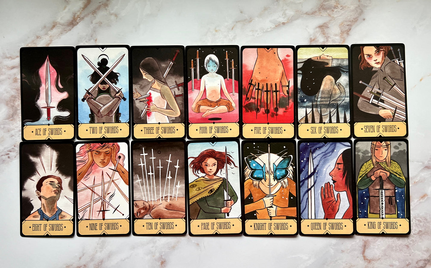 Sasuraibito Tarot Deck Indie Tarot Deck - A Riffle In Time