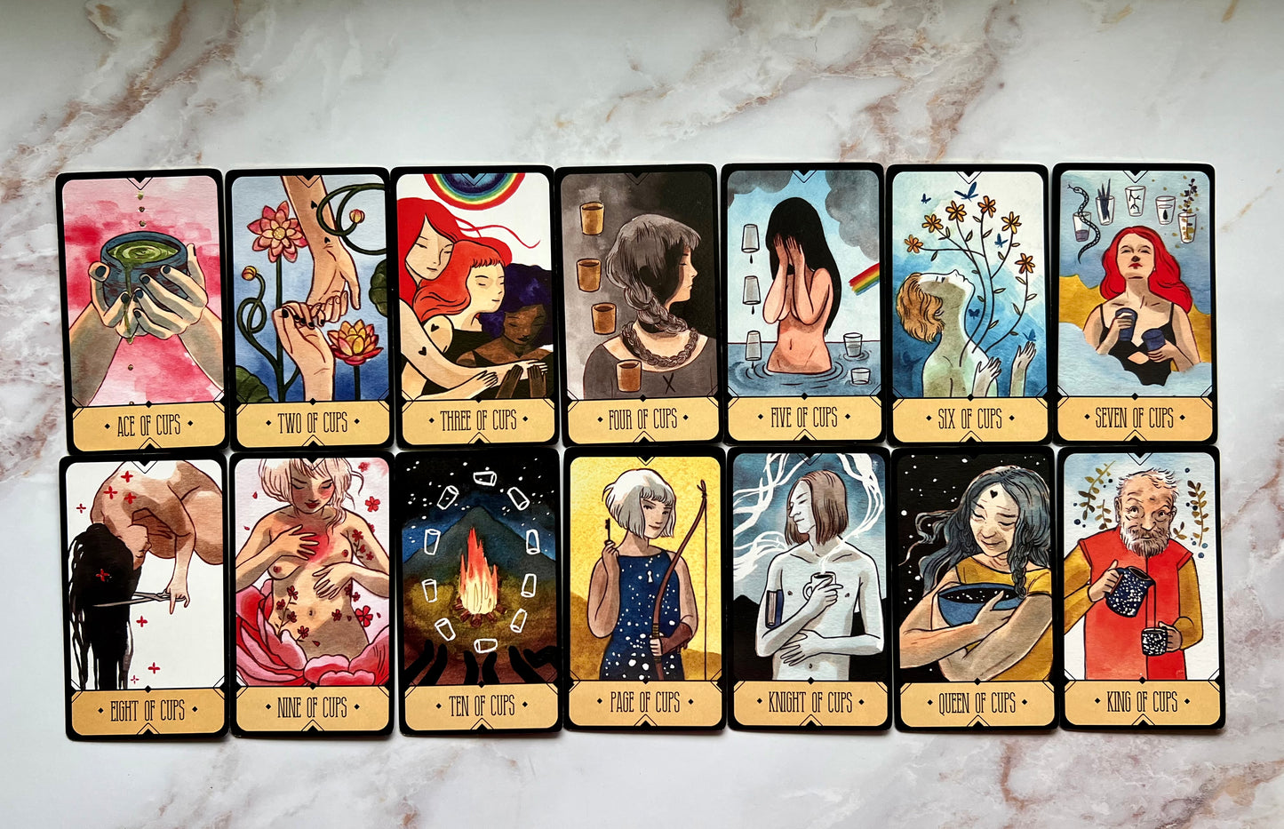 Sasuraibito Tarot Deck Indie Tarot Deck - A Riffle In Time