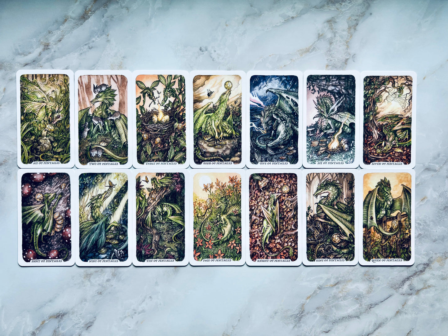 Smoke Ash & Embers Tarot Dragon Tarot Deck Indie Deck