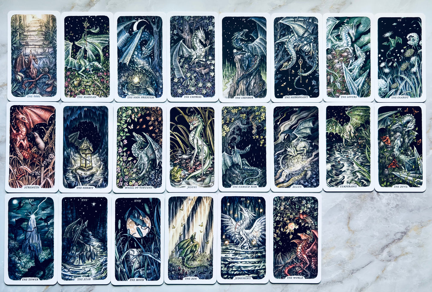 Smoke Ash & Embers Tarot Dragon Tarot Deck Indie Deck