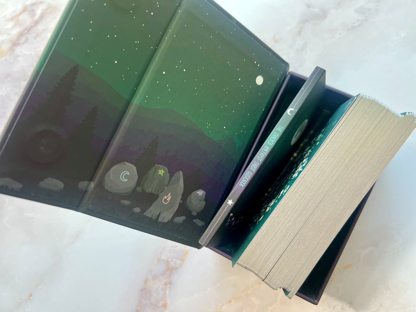 Cracked Amethyst Tarot Deck