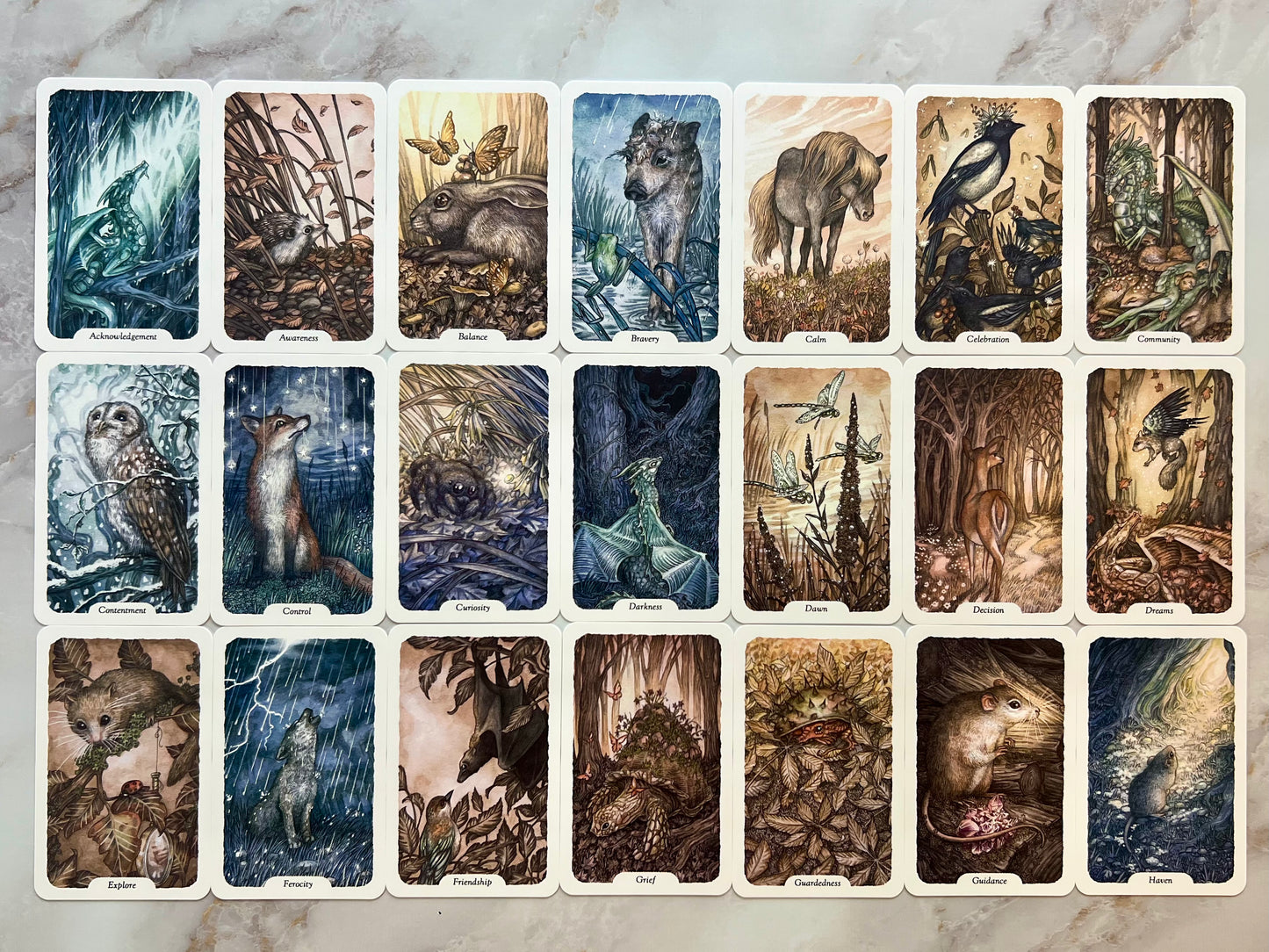 Thistledown Oracle Deck Three Trees Tarot