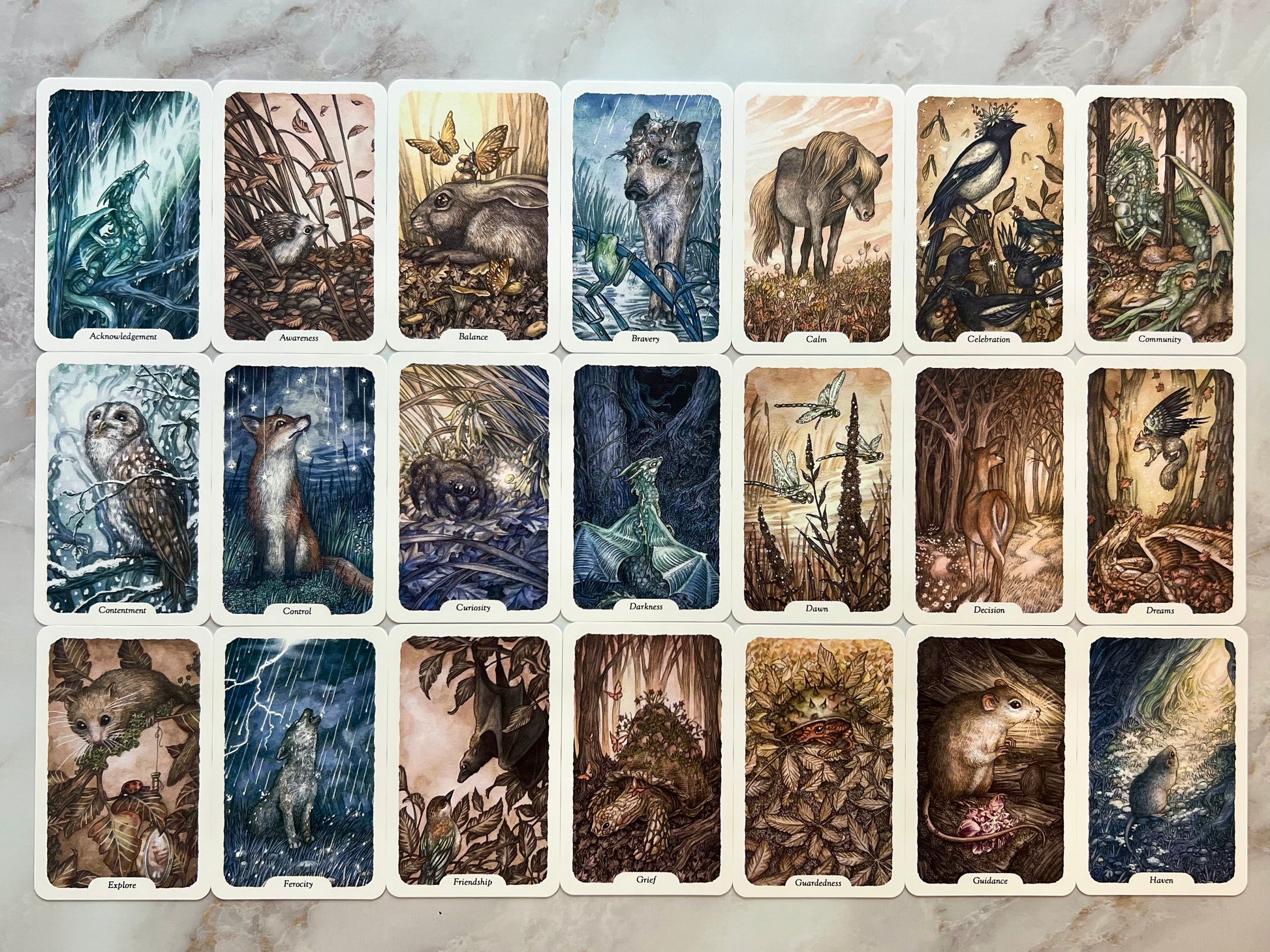 Thistledown Oracle Deck Three Trees Tarot