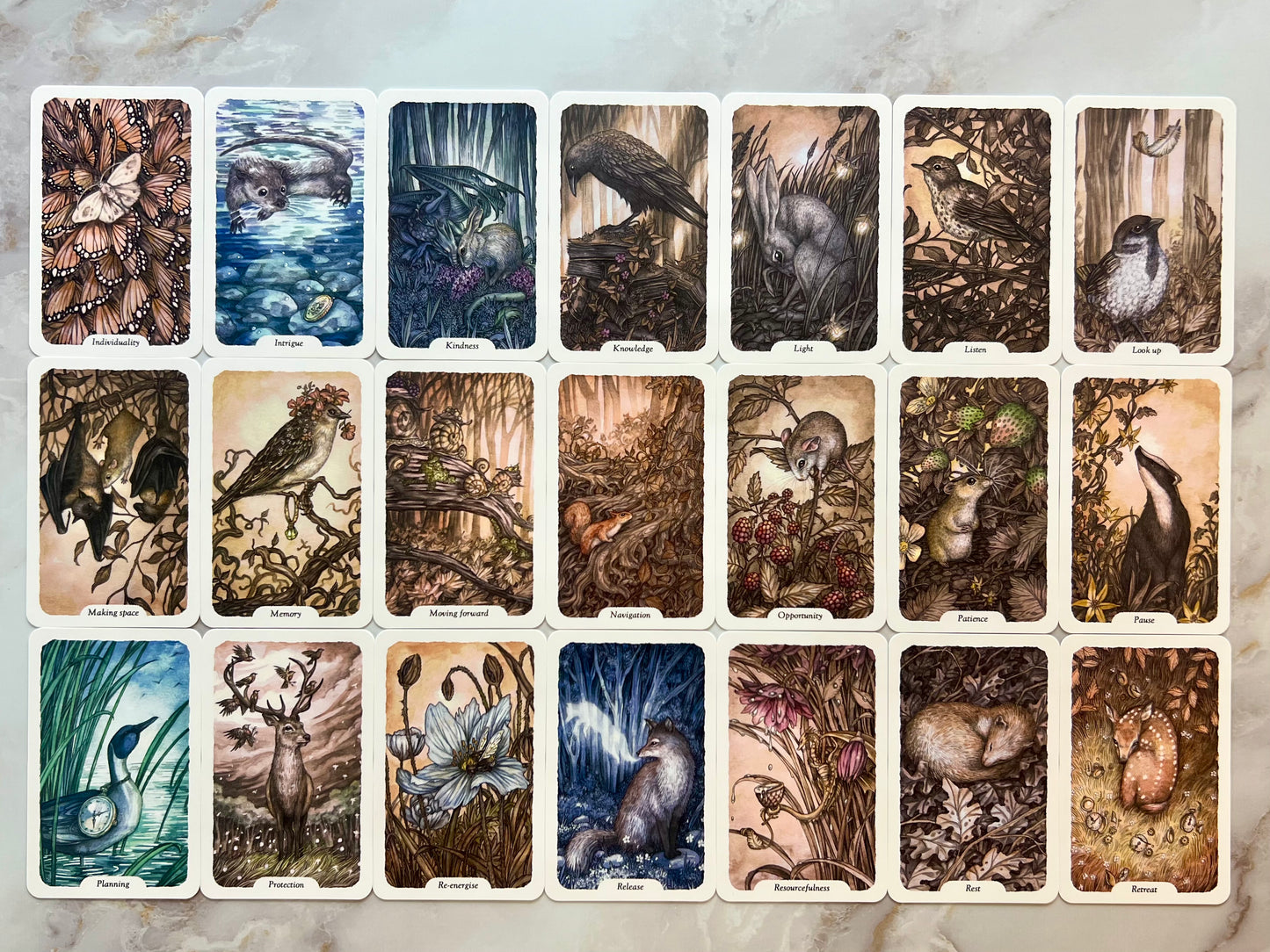 Thistledown Oracle Deck Three Trees Tarot