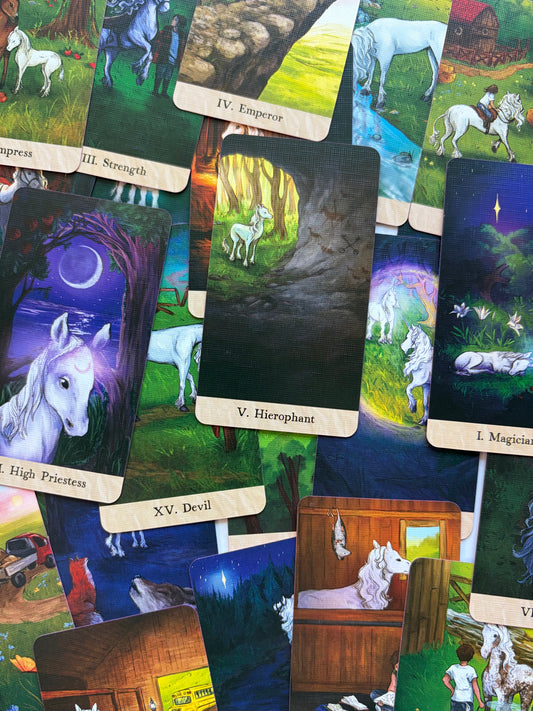 MINI Unicorn's Journey Tarot Deck