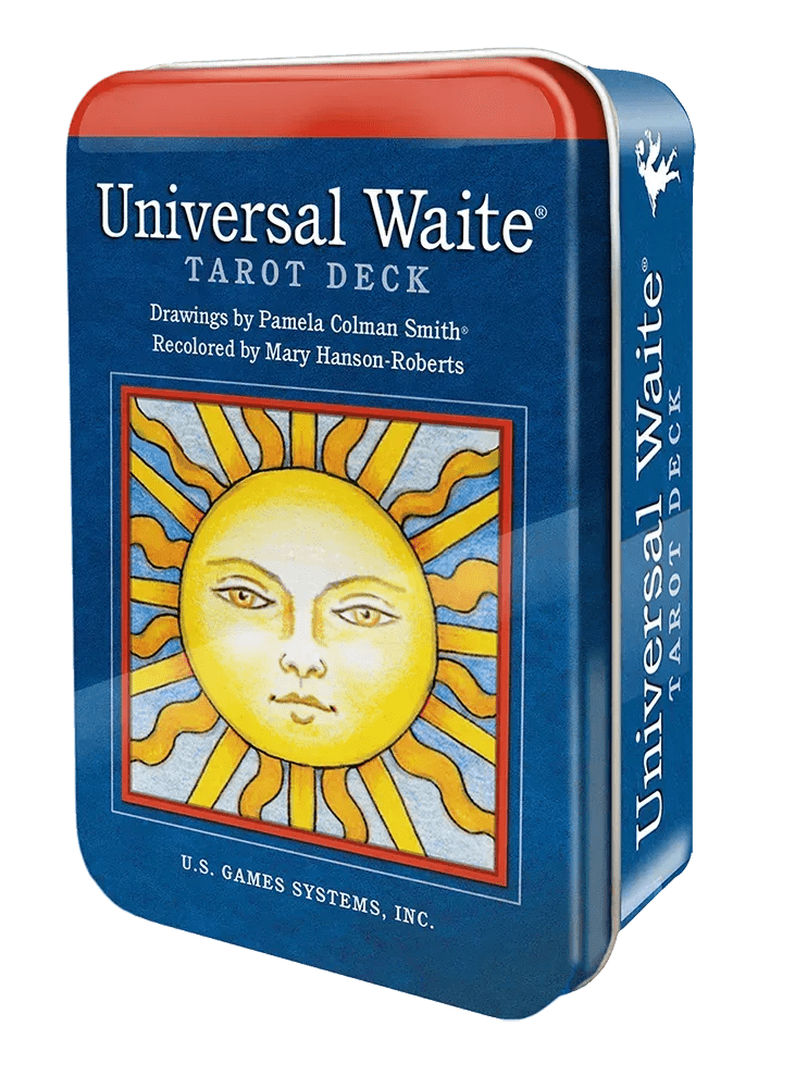 Universal Waite Tarot Deck in a Tin - A Riffle In Time