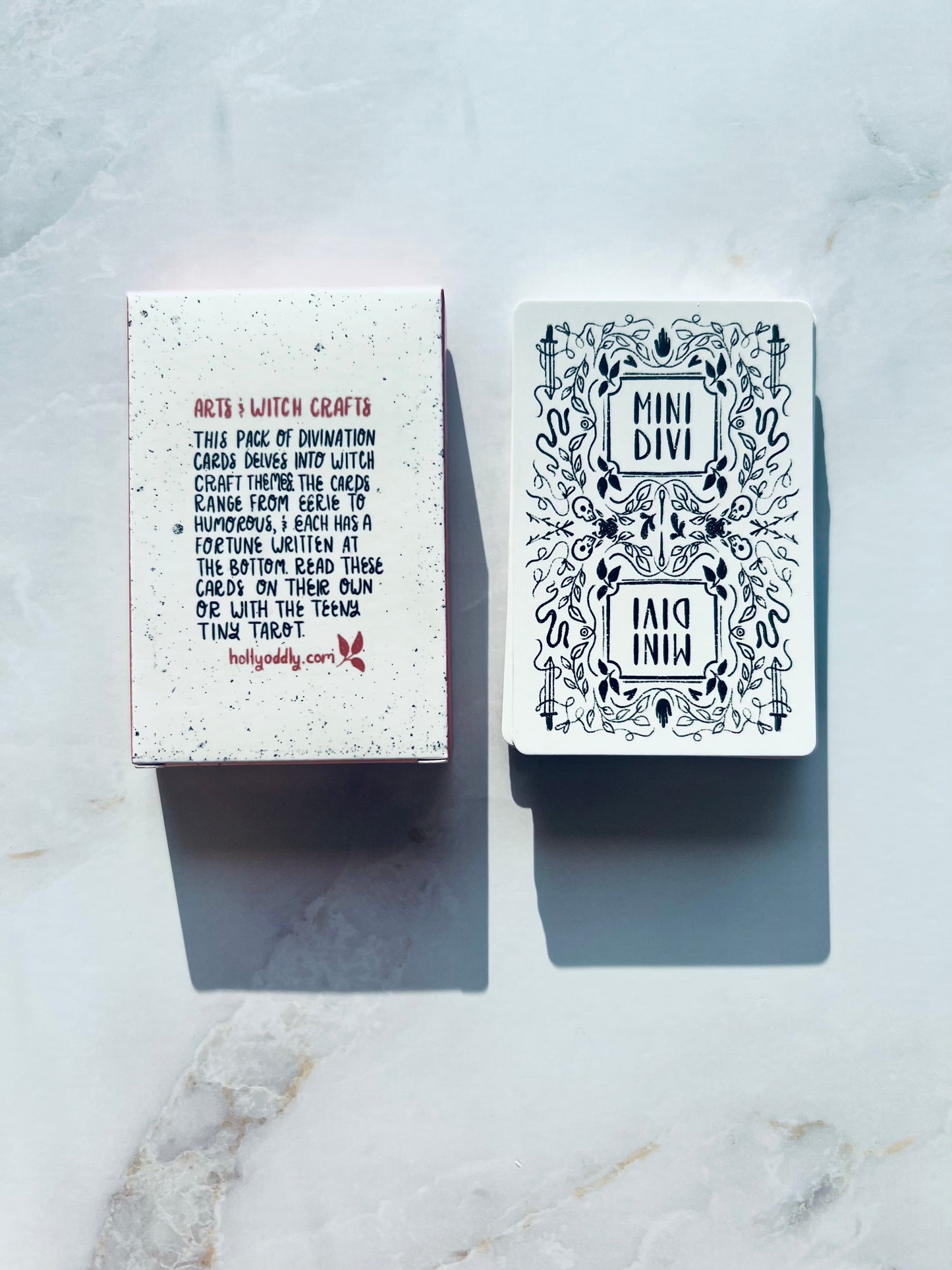 Witching Mini Divi Deck Holly Oddly Mini Decks Indie Oracle Decks Indie Mini Decks Indie Affirmation Deck Mini Divination Decks Indie Decks