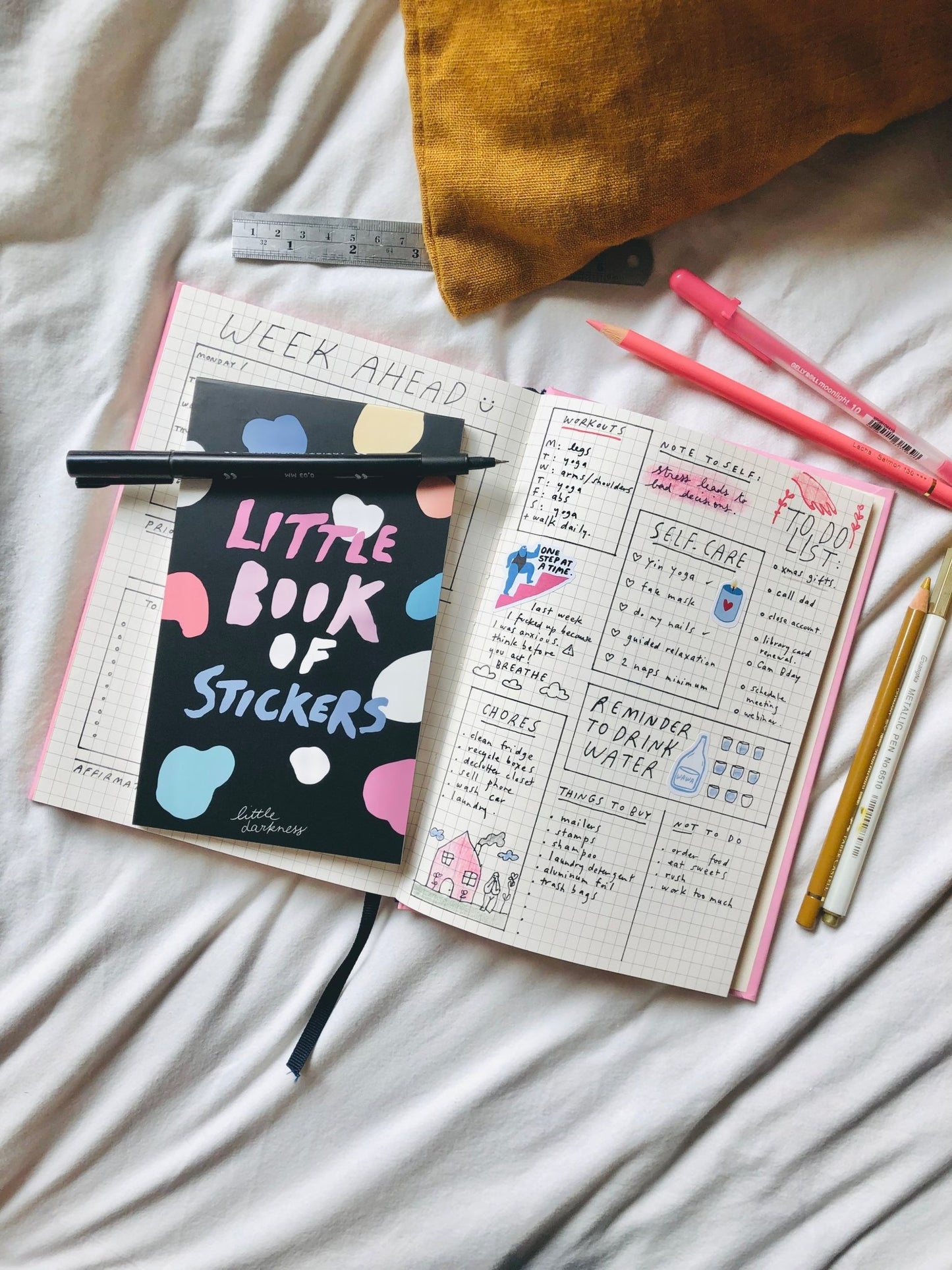 Little Book of Stickers by Little Darkness