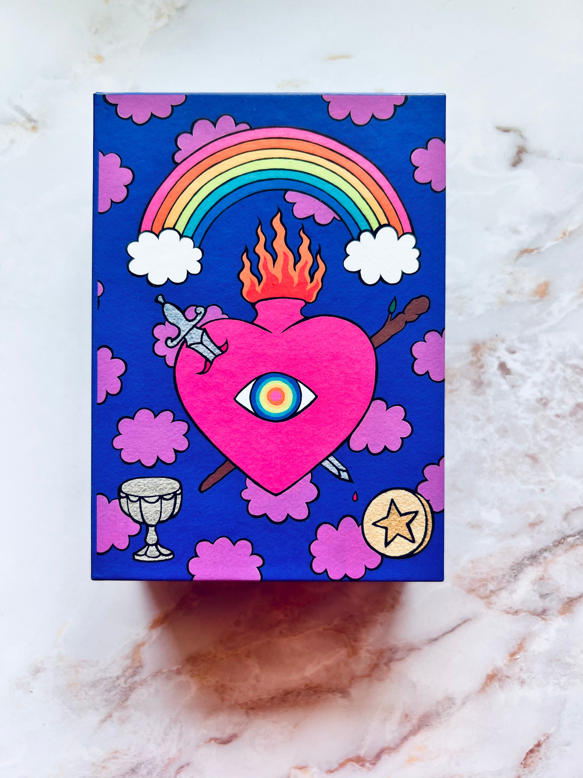 Rainbow Heart Tarot Deck Indie Tarot Deck