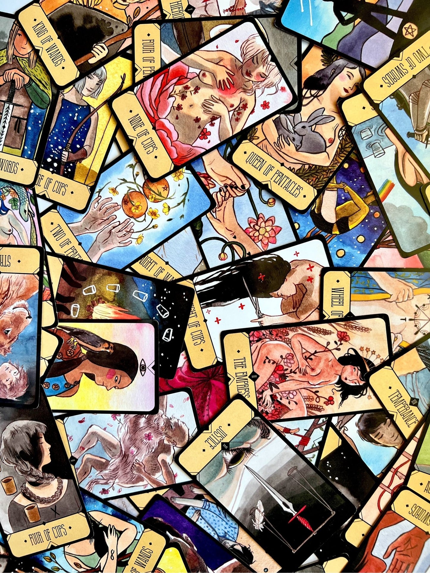 Sasuraibito Tarot Deck Indie Tarot Deck - A Riffle In Time